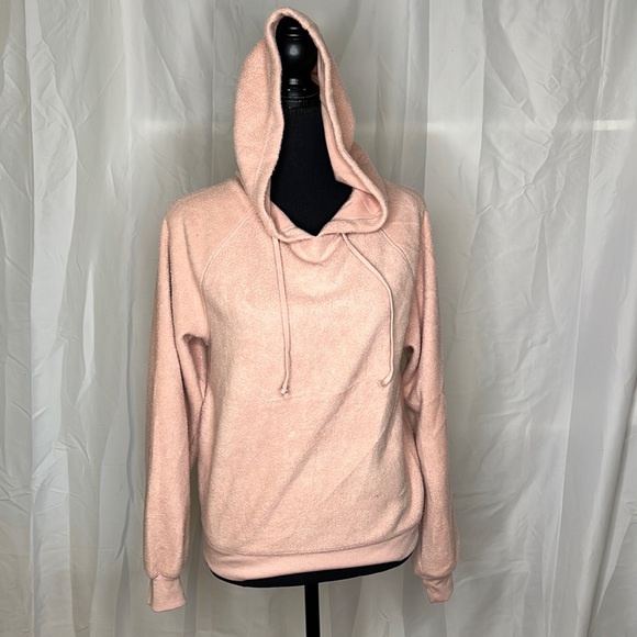 SO Super Soft Pale Pink Fleece Hoodie Size XS - Picture 1 of 3